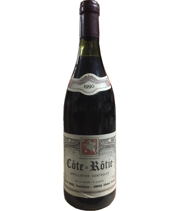 Côte Rôtie Domaine Barge 1990 Rhône France