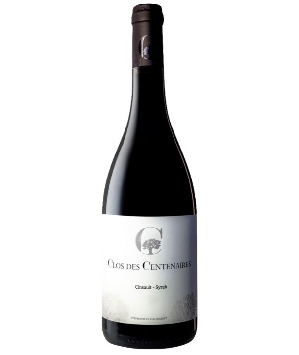 IGP Pays d'Oc Clos des Centenaires Cinsault Syrah Stéphanie et Luc Baudet 2016